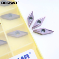 DESKAR VBGT110302 VBGT110304R-Y L-Y R-F L-F LF6018 Plaquette en carbure pour fraisage externe VBGT, outils de coupe pour tour CNC