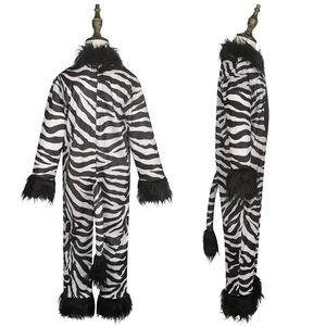 Disfraz de cebra para niños, traje de animal de cuerpo completo para fiesta, talla S M L XL - Product Image 2