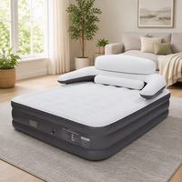 Canapé gonflable durable et grand format, économique, pour couples, lit de repos gonflable, chaise longue de camping et de plage pour l'extérieur