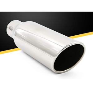 Puntas de silenciador de coche de ajuste directo de fábrica puntas de silenciador de tubo de escape de acero inoxidable universales para piezas de Audi VW Toyota Honda Hyundai - Product Image 5