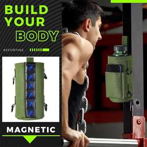 Nouveau Style magnétique sac de sport pochette pochette bandoulière épaule sport magnétique bouteille d'eau porte-sac avec poche pour téléphone - Product Image 4