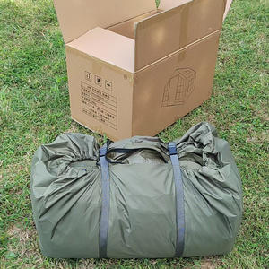 Tienda inflable de 8 ㎡ con tela Oxford, puertas dobles con <span class=keywords><strong>chimenea</strong></span> y apertura de CA, 3x2,65x2,1 m - Product Image 1