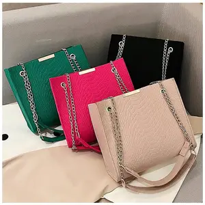 New Factory Direct Sale Large Shiny Alligator Handbag Designer Shoulder Bags Travel Tote Bag Leather Underarm Bag Handbags