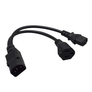 Cable de alimentación C14 a Nema 5-15R SJT 15A PVC, adaptador macho a hembra, cable de extensión - Product Image 4
