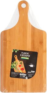 AS stok lokal Gratis pengiriman 13 1/2 "X 7" lingkungan bentuk dayung bambu papan pemotong dengan gagang untuk peralatan dapur - Product Image 5