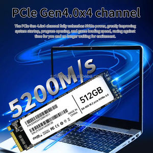 SSD kualitas tinggi 512GB NVMe M.2 PCIe Solid State Drive 2280 4.0 4x4 saluran langsung dari pabrik untuk Desktop & Laptop PS5 penggunaan Internal - Product Image 4