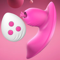Jouet vibrant sans fil portable pour lèvres et langue, en silicone souple, étanche IPX6, télécommande, accessoire intime pour adulte, utilisation en extérieur