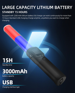 Hohe Sichtbarkeit Atemalkoholanalysator Mit Warn-LED-Leuchte Essentieller Verkehrskontrolle-Ferramenta Sichtbarer Atemalkoholdetektor - Product Image 3