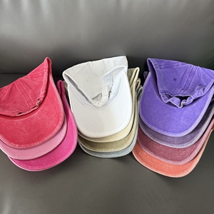 Gorra de Béisbol de Algodón Desgastado con Logotipo de Marca Bordado Personalizado, Gorras Deportivas con Logotipo Personalizado - Product Image 4