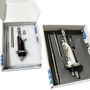 Kit Chicha Moderne avec Tige Métallique, Ensemble de Tuyaux en Verre, Tête de Pulvérisation et Tubes Accessoires pour Usage en Lounge - Product Image 1