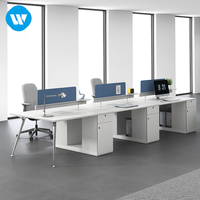 LIWEI Mobilier de bureau en bois, systèmes de plan de travail ouverts modernes pour espace de travail avec une capacité de 6 à 20 personnes, durable et écologique