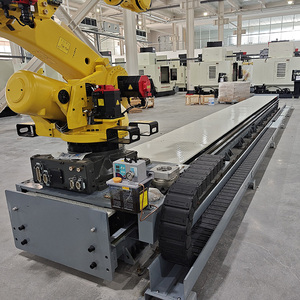 Riel de suelo de 7º eje con motor PLC y engranaje para robot de carga y descarga de alta eficiencia y bajo costo para empresas preocupadas por los costos. - Product Image 3