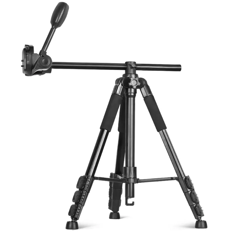 QZSD 156CM Aluminum Alloy Mini Camera Tripod for Mobile SLR Camera Projector Travel Live Video