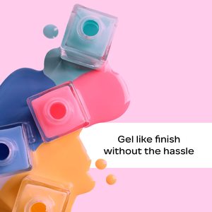 ยาทาเล็บแบบถาวรสำหรับมืออาชีพ 210 สี สูตรน้ำ กลิ่นน้อย ลอกออกได้ ปลอดสาร 18 ชนิด ยาทาเล็บเด็ก เงางาม - Product Image 2