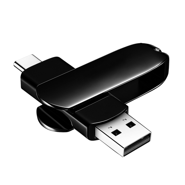 64GB Free Key Chain USB Type-C Flash Drive with 32GB Real Capacity Pendrive USB 3.0 Interface Business Gifts Pen Drive