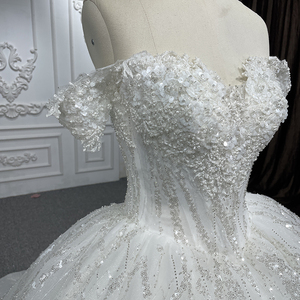 Con cuentas llenas de lentejuelas flor Sweetheartwedding vestido de fiesta vestidos Jancember 6563 - Product Image 5
