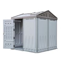 Petites maisons préfabriquées modernes en conteneurs, bureaux de sécurité extérieurs portables et abris de voiture, conception personnalisée en plastique