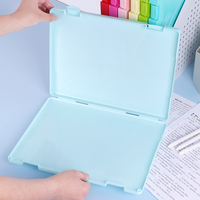 SUNSHING Scatola Portadocumenti in Plastica Colorata, Cartella per Presentazioni per Insegnanti/Infermieri, Portadocumenti con Apertura Laterale e Vano Portaoggetti