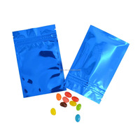 Sacs plats refermables en aluminium transparents et métallisés, résistants à l'humidité, avec logo personnalisé imprimé, pour l'emballage alimentaire (lait, aliments pour animaux de compagnie)