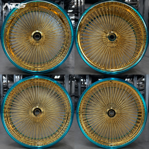Rodas Raiadas NJQS 26 Polegadas 5x114.3, Aros Raiados 24 e 26 Polegadas, Modelos Dayton, Zenith, Luxor, Truspoke, Cragar, 13X7, Raios de 26 Polegadas - Product Image 4
