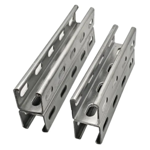 Chất lượng cao Q235 thép mạ kẽm đôi C kênh Back-to-Back strut cho xây dựng để cắt Hàn uốn - Product Image 1