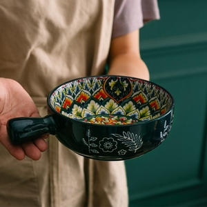 Vente en gros d'assiettes en céramique <span class=keywords><strong>de</strong></span> Bohême en porcelaine nordique <span class=keywords><strong>de</strong></span> haute qualité vaisselle <span class=keywords><strong>de</strong></span> fête et décorations <span class=keywords><strong>de</strong></span> table - Product Image 2