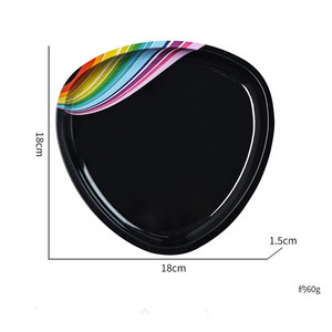 Plateau de rangement en acier inoxydable en forme de cœur pour bijoux, plateau de rangement triangulaire pour outils de manucure et gel à ongles - Product Image 5