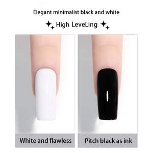 Esmalte de uñas en blanco y negro, Gel de araña, barniz de pintura de línea para uñas UV, diseño de arte, <span class=keywords><strong>manicura</strong></span>, venta al por mayor - Product Image 4