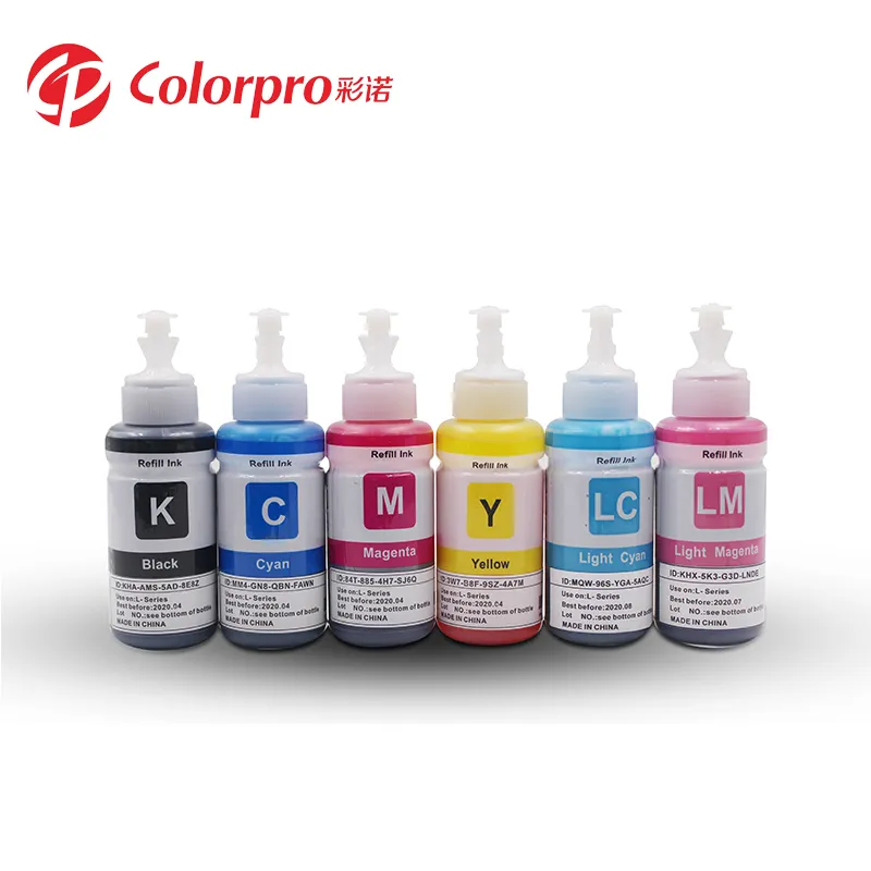 Colorpro Dye Inkt T6641-6644 T664 Inkt Compatibel Voor L100/L111/L200/L211/L301/L211/l351/L353/L358/L455/L551/L558/L801