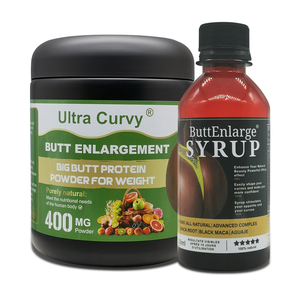 Vente en gros de supplément naturel Maca pour rehausseur de hanches et de fesses grandes et rondes, ensemble de poudre de protéine d'agrandissement des fesses et de sirop Maca - Product Image 1