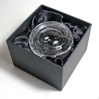 Boîte à bijoux en verre cristal, bibelot personnalisé MH-QT0422
