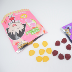 Bonbons gélifiés aux fruits, 100% jus de fruits, pectine, vitamine C, sucre, emballage en boîte, forme OEM, multicolores, dessin animé, vente en gros - Product Image 1