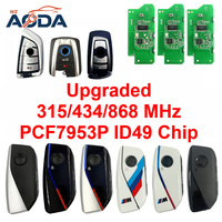 Llave Inteligente para Auto con 4 Botones, Actualizada, para BMW 315/433/868MHz, Chip PCF7953P ID49