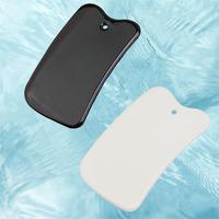 Outil de massage corporel Gua Sha en céramique personnalisé Planche à gratter en céramique pour le visage, le cou et le corps