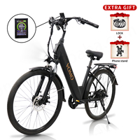 VOMO-Vélo électrique CS20 de ville avec moteur sans balais, batterie lithium, double suspension, pour adulte, entrepôt européen