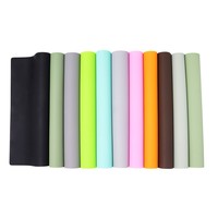 Napperon rectangulaire pour décoration de la maison, tapis de cuisson intérieur et extérieur en silicone avec impression personnalisée