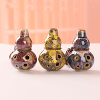 Vente en gros Cadeau musical Mignon Coloré Tortue Forme Mini 6 Trous C Tons Ocarina Flûte