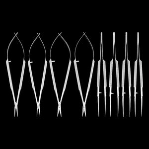 مجموعة أدوات جراحية طبية، مقص قرنية بمقبض دائري، مجموعة أدوات طبية تجميلية، مجموعة أدوات جراحة الخياطة - Product Image 1