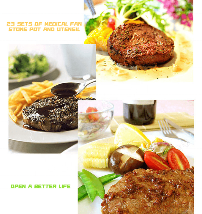 Dessini 23pcs Cookware Set Die-casting Aluminum Non-stick Cookware Set With Tempered Glass Lid