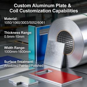 Bobine d'aluminium anodisée ASTM B209 1060 1100 1070 3003 3004 5052 5083 6061 6063 finition usine pour construction, décoration et revêtement de sol - Product Image 4