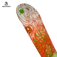 JIESEN Meilleure vente Planche de skateboard en érable 7 plis avec double rocker et placage en érable, impression personnalisée pour design, épaisseur 10,2 mm, film de transfert thermique