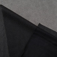 Interlining en polyester tricoté circulaire à double point, enduit PA PES, pour costumes