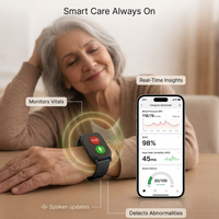 Dispositivos de Rastreo GPS SOS 4G al por Mayor, Novedad 2026, con Detección de Caídas para Pacientes con Alzheimer y Personas Mayores, Botón de Emergencia SOS, Plástico