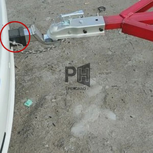 Goupille d'attelage de remorque Steedl 5/8 pouces zingué Druable avec clip, attelage de sécurité coudé goupilles d'attelage rapide OEM creuses - Product Image 3