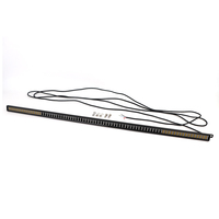 Barre lumineuse LED 20W à triple rangée, 80 cm, jaune et rouge, pour feux de jour (DRL), clignotants, feux stop et feux de recul