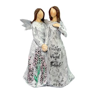 Figura de Hermanas Ángeles Hecha a Mano, Estilo Europeo, Regalo para el Día de la Madre, Decoración - Product Image 5
