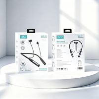 MZ-91 Harga Pabrik Earphone Neckband dengan Peringatan Getaran Earbud Magnetik Headset Nirkabel untuk Panggilan Telepon dan Musik