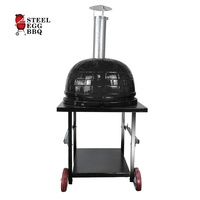 SEB KAMADO BBQ profession elle schwarze Feuer ziegel für keinen Pizza ofen mit Bürste zu verkaufen