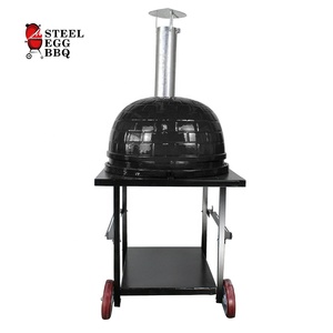 Evecseb — <span class=keywords><strong>four</strong></span> barbecue, KAMADO BBQ professionnel, couleurs noires, <span class=keywords><strong>four</strong></span> à pizza avec brosses à soldes - Product Image 2