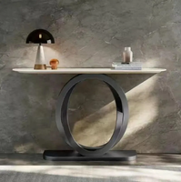 Vente populaire Table d'entrée de meubles de maison/Console supérieure en marbre pour salon chambre XG003